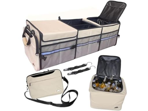 27-Gal Rhionzero XLarge Expandable Trunk Organizer (Beige)