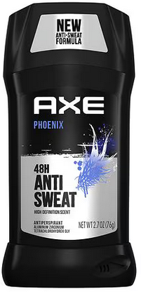AXE Antiperspirant For Men, 2.7 oz (Phoenix or Apollo) - 2-Pack Deal