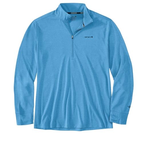 Carhartt Men's 106573 Force Sun Defender Relaxed 1/2-Zip