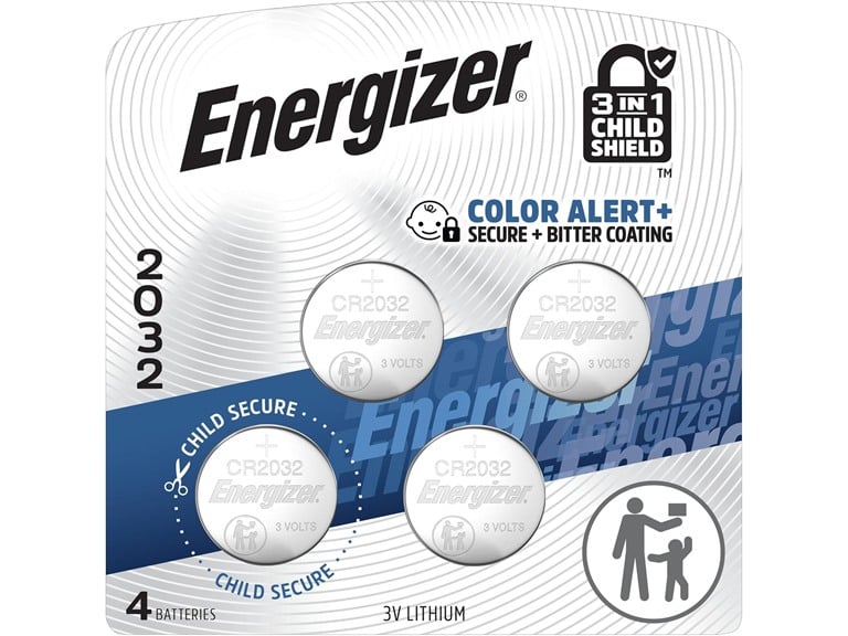 Energizer 2032 4-Pack 3V Lithium Coin Batteries Deal