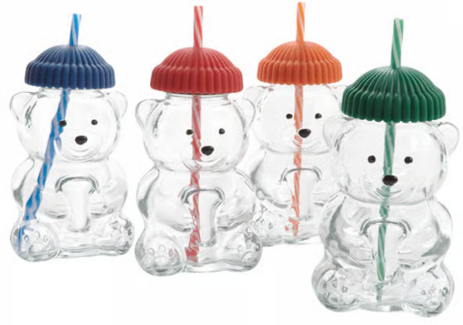 (Starbucks) Teddy Sipper w/ Beanie 4-Pack