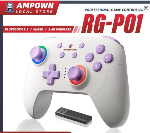 Anbernic RG P01 Game Controller for PC, Android/iOS & Switch (Radiant Purple) Deal