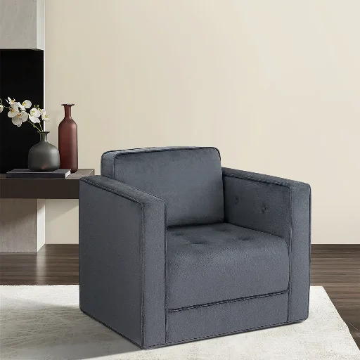 Martha Stewart 30" Polyester Swivel Armchair Deal