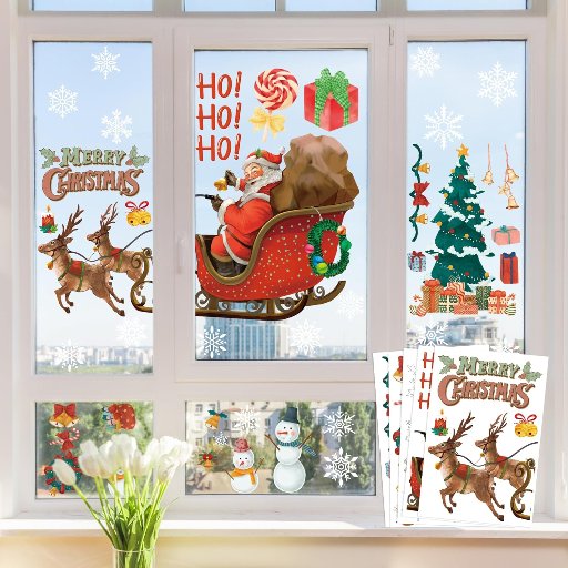 Christmas Window Clings