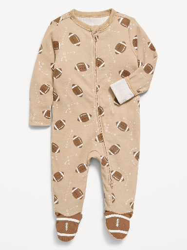2-Way-Zip Sleep & Play Footed One-Pieces