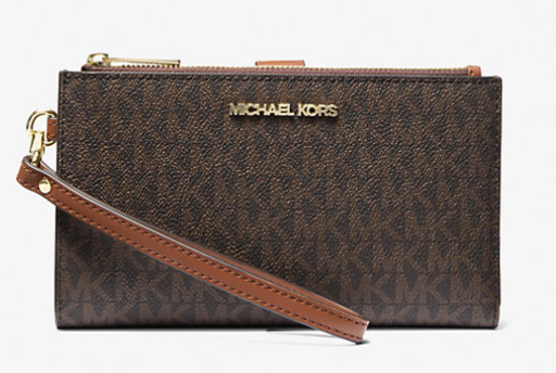 Michael Kors Jet Set Travel Signature Logo Smartphone Wallet