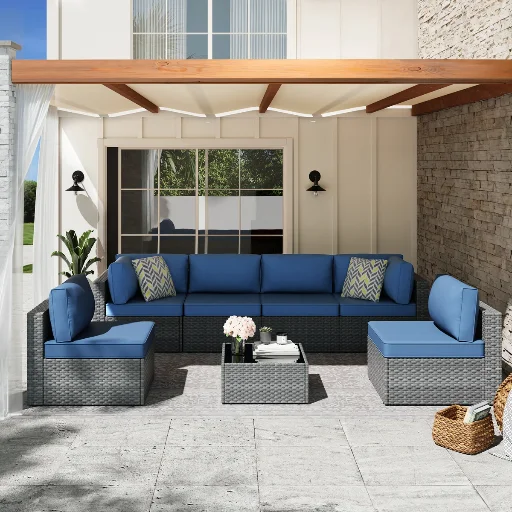 Alivia 6-Person Outdoor Patio Set Seating Group with Cushions Deal