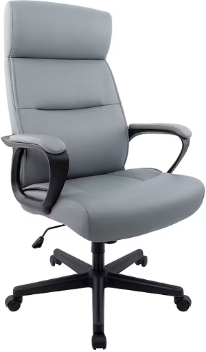 Staples Rutherford Luxura Ergonomic Faux Leather Swivel Manager Office Chair Deal