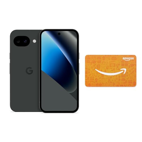 Google Pixel 10a Obsidian 128GB with $100 Amazon Gift Card