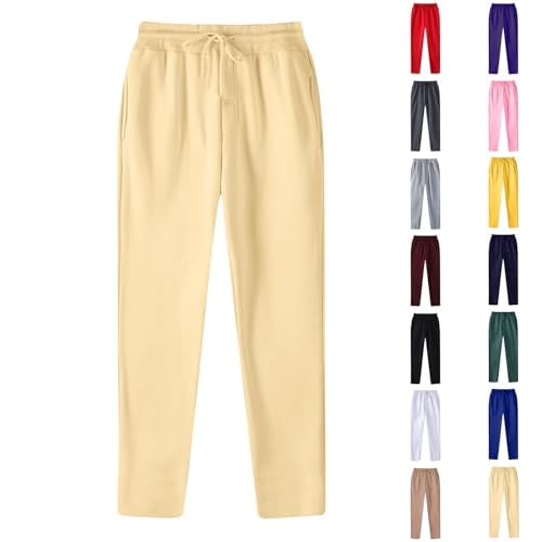 Mens Baggy Elastic Waist Sweatpants w/Pockets
