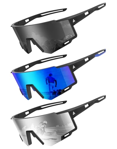 Wrap-Around Sports Sunglasses 3-Pack Deal