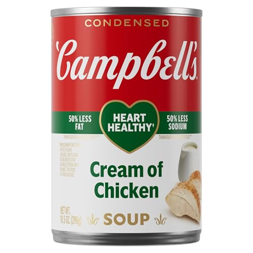 Campbell's Condensed Heart Healthy Cream of Chicken Soup 10.5 oz Can