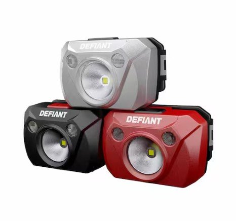 Defiant 200 Lumens Headlight 3-Pack