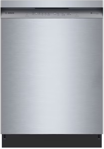 Bosch 300 Series 24-in Front Control Built-in Dishwasher 50-Decibel