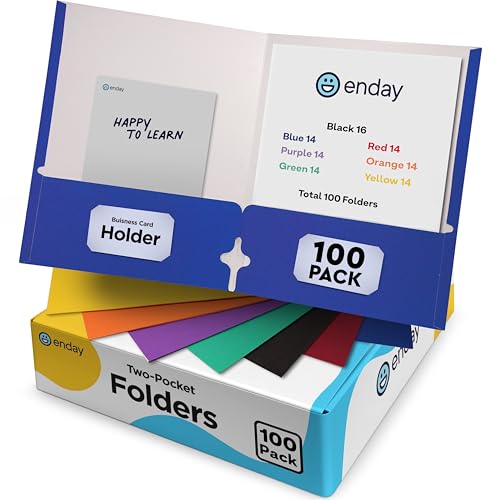 Amazon Basics 2-Pocket Folders 25-Pack Deal