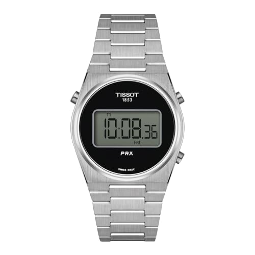 Tissot PRX Digital Swiss Quartz 35mm Black Dial Unisex Watch Deal
