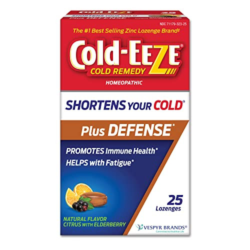 Cold-Eeze Plus Defense Natural Zinc Lozenges 25 Count