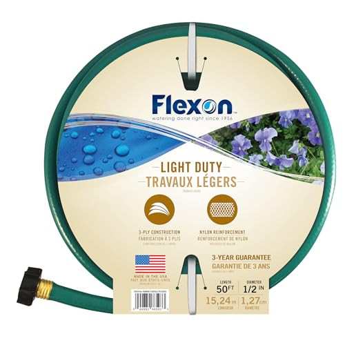 50' Flexon 1/2" Light Duty Reinforced Garden Hose