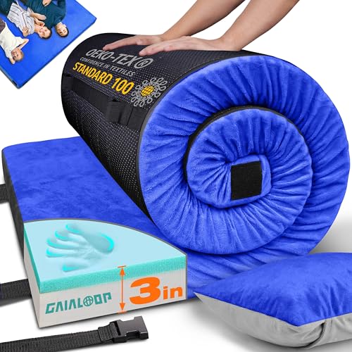 3 Inch Dual Layer Thick Memory Foam Camping Mattress Pad Deal