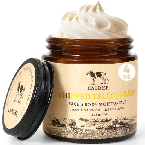 Whipped Beef Tallow for Skin 100% Grass-Fed