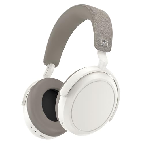 Sennheiser Momentum 4 Wireless Headphones with ANC and 60-Hour Battery, White
