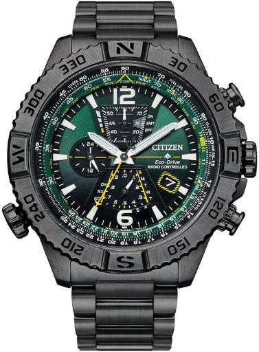 REFURBISHED Citizen Men's Navihawk Chronograph Date Eco-Drive Gray Watch 48 MM Deal