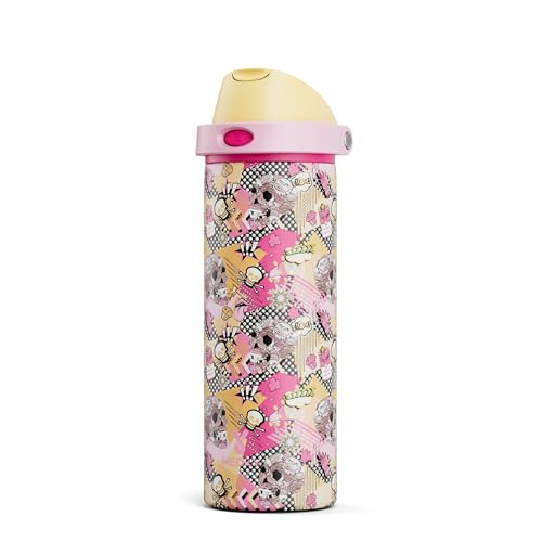 24-Oz Meoky Halloween Themed Insulated Stainless Steel Water Bottle w/ Straw