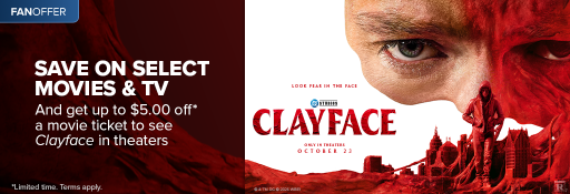$5 Off DC Studios Clayface (2026) Movie Ticket w/ Digital Film Purchase