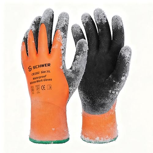 Schwer Waterproof Winter Work Gloves 2-Pack