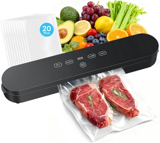 4-in-1 Food Sealer with 20 Vacuum Bags