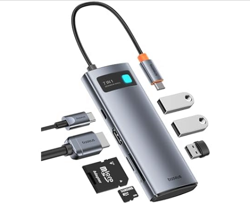 Baseus 7-in-1 USB C Hub 4K@60Hz