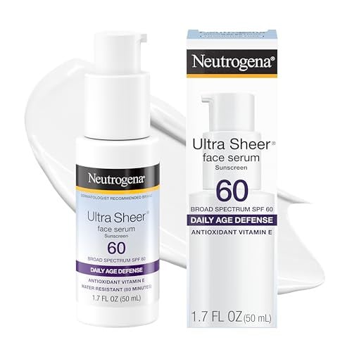 Neutrogena Ultra Sheer SPF 60 Face Sunscreen 1.7-Oz