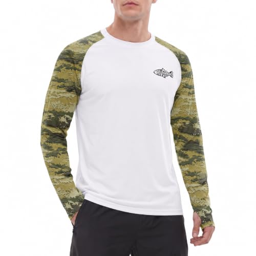 Riverruns Men's UPF 50+ Long Sleeve with Hunting Graphic