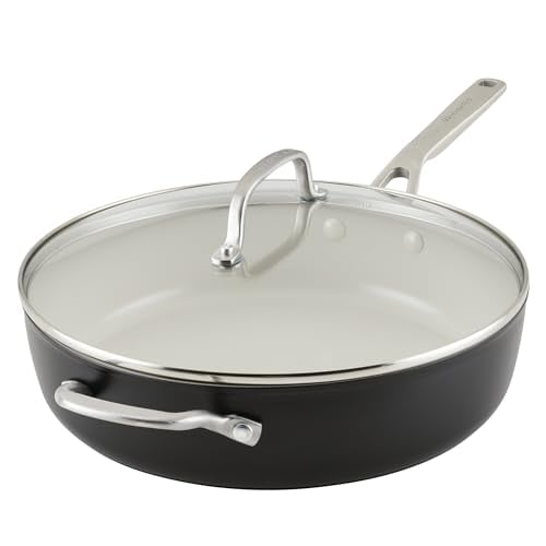 KitchenAid 5-Qt Hard Anodized Ceramic Nonstick Saute Pan w/ Lid Deal