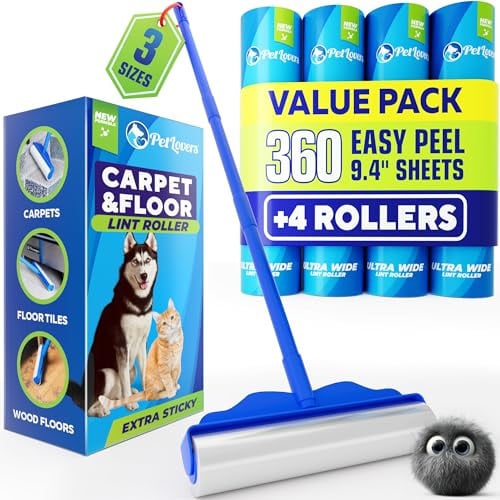 Large Lint Roller with 3 Refills Deal