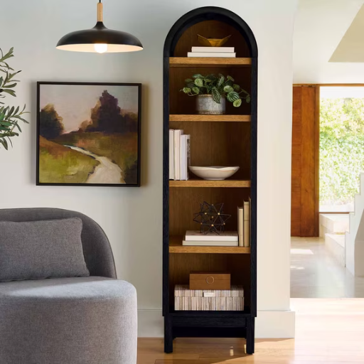 Better Homes & Gardens Juliet 66.25" Narrow Arch Bookcase