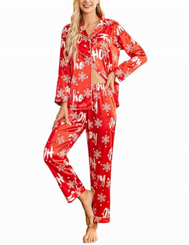 Ekouaer Christmas Pajamas Set