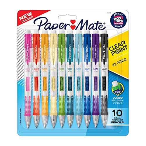 Paper Mate Clearpoint 0.7mm HB #2 Mechanical Pencils 10-Count Deal