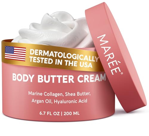 MAREE Moisturizer Body Butter Cream w/ Shea Butter & Argan Oil