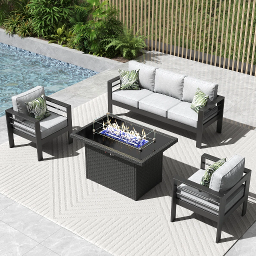 Layinsun Alturas 4-Piece Sofa Seating Group Deal