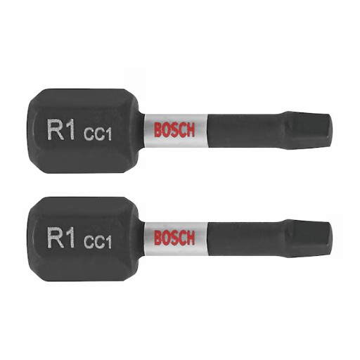 Bosch Driven 1/4-in x 1-in Square/Robertson Impact Driver Bit 2 -Piece