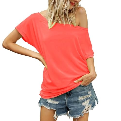 Poetsky Women’s Summer Off Shoulder Shirt