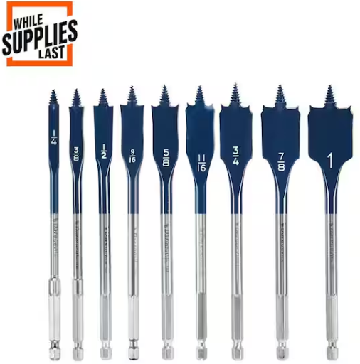 Bosch Daredevil High Carbon Steel Standard Spade Bit Set (9-Piece) Deal