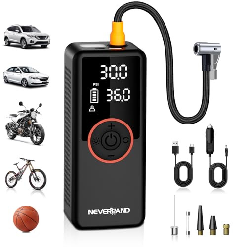 NEVERLAND Tire Inflator & Portable Air Compressor