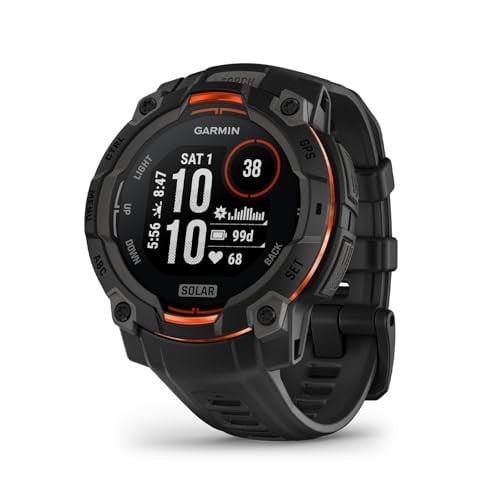 Garmin Instinct 3 45mm Solar Charged Display Rugged Outdoor GPS Smartwatch Deal