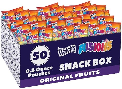Welch's Fusions Juicy Filled Fruit Snacks 50-Pack 0.8-Oz Deal