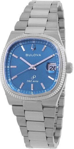 BULOVA Super Seville Sweeping Quartz 262kHz Blue Dial Men's Watch