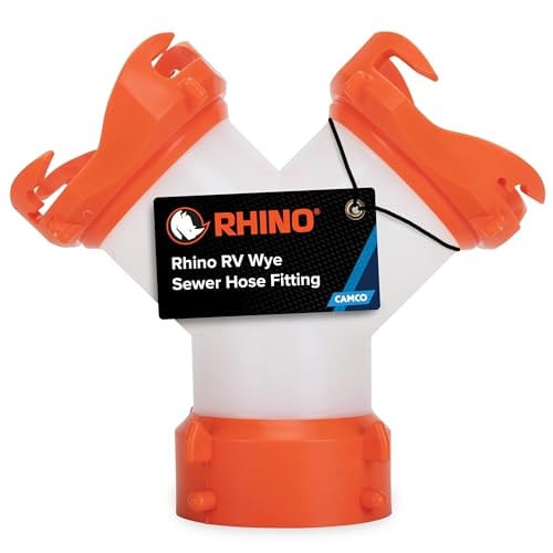 Camco RhinoFLEX Camper/RV Wye Sewer Hose Fitting