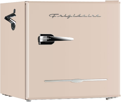 Frigidaire 1.6 Cu. ft. Compact Retro Refrigerator with Chiller Compartment, Coral Deal