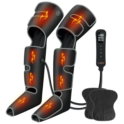 SHINE WELL Leg Massager with Heat and Compression Deal